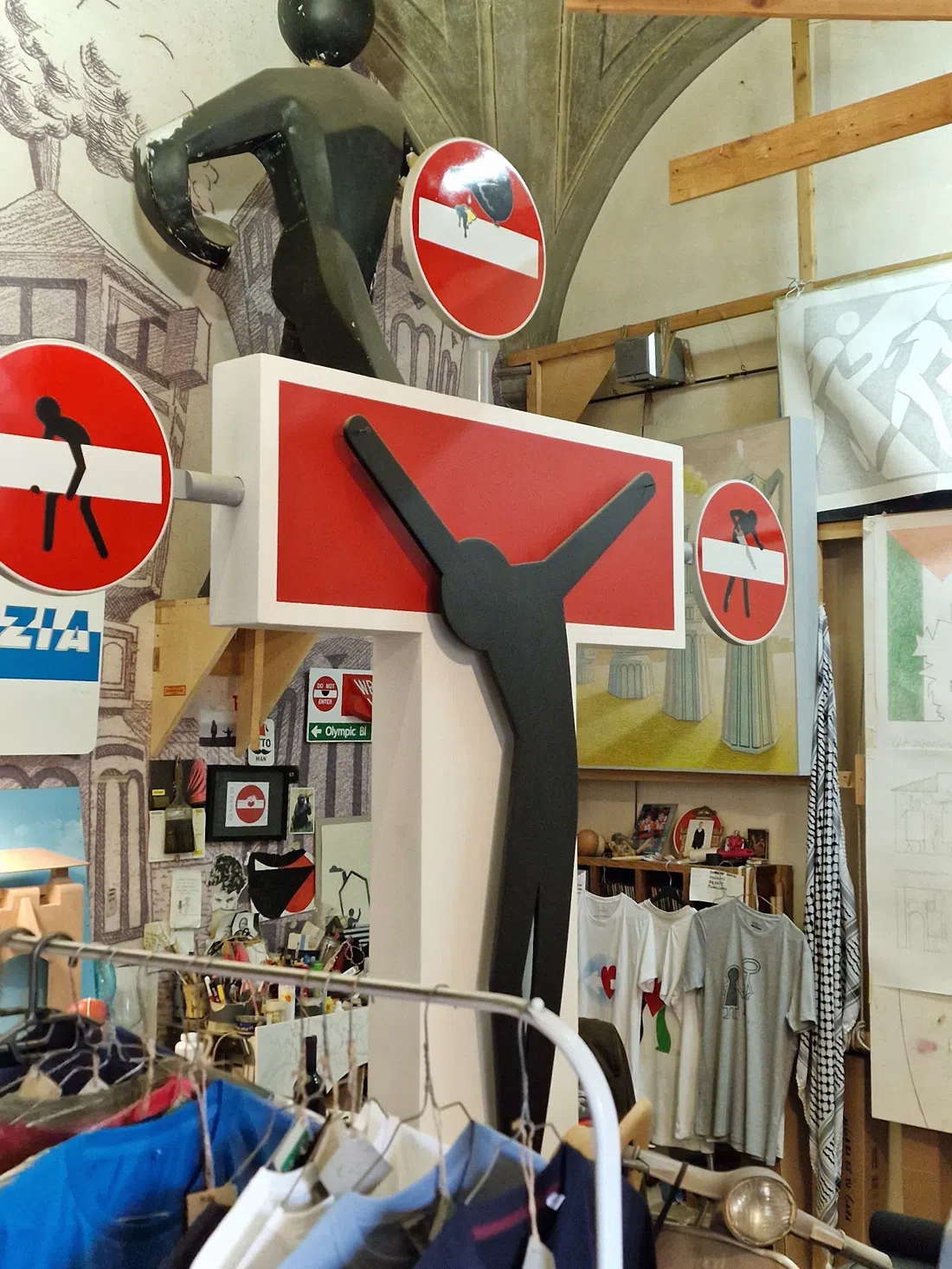 Clet Abraham Studio, Firenze